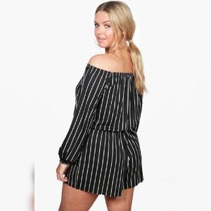 Off The Shoulder Playsuit